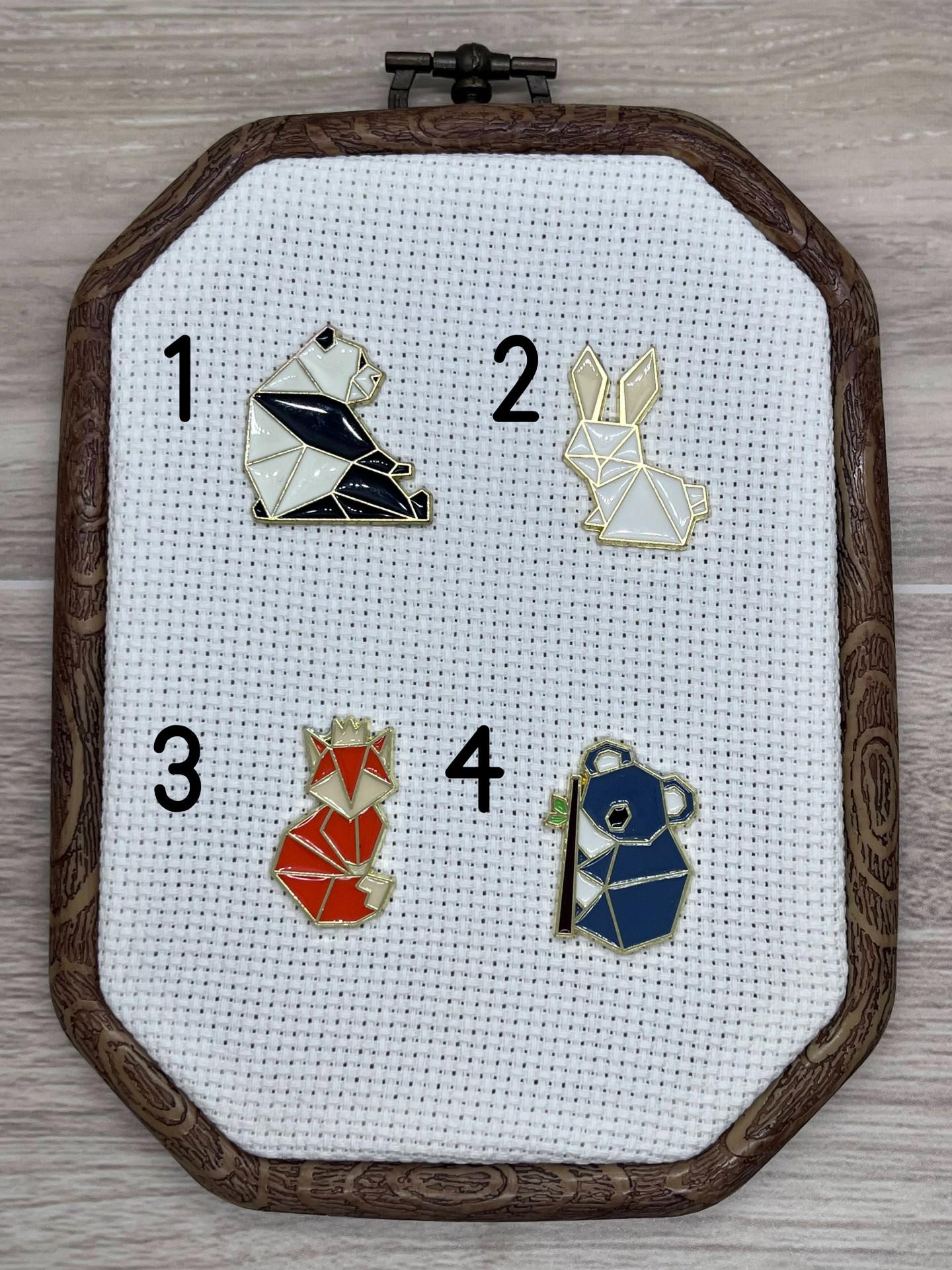 Animal Origami Needle Minders