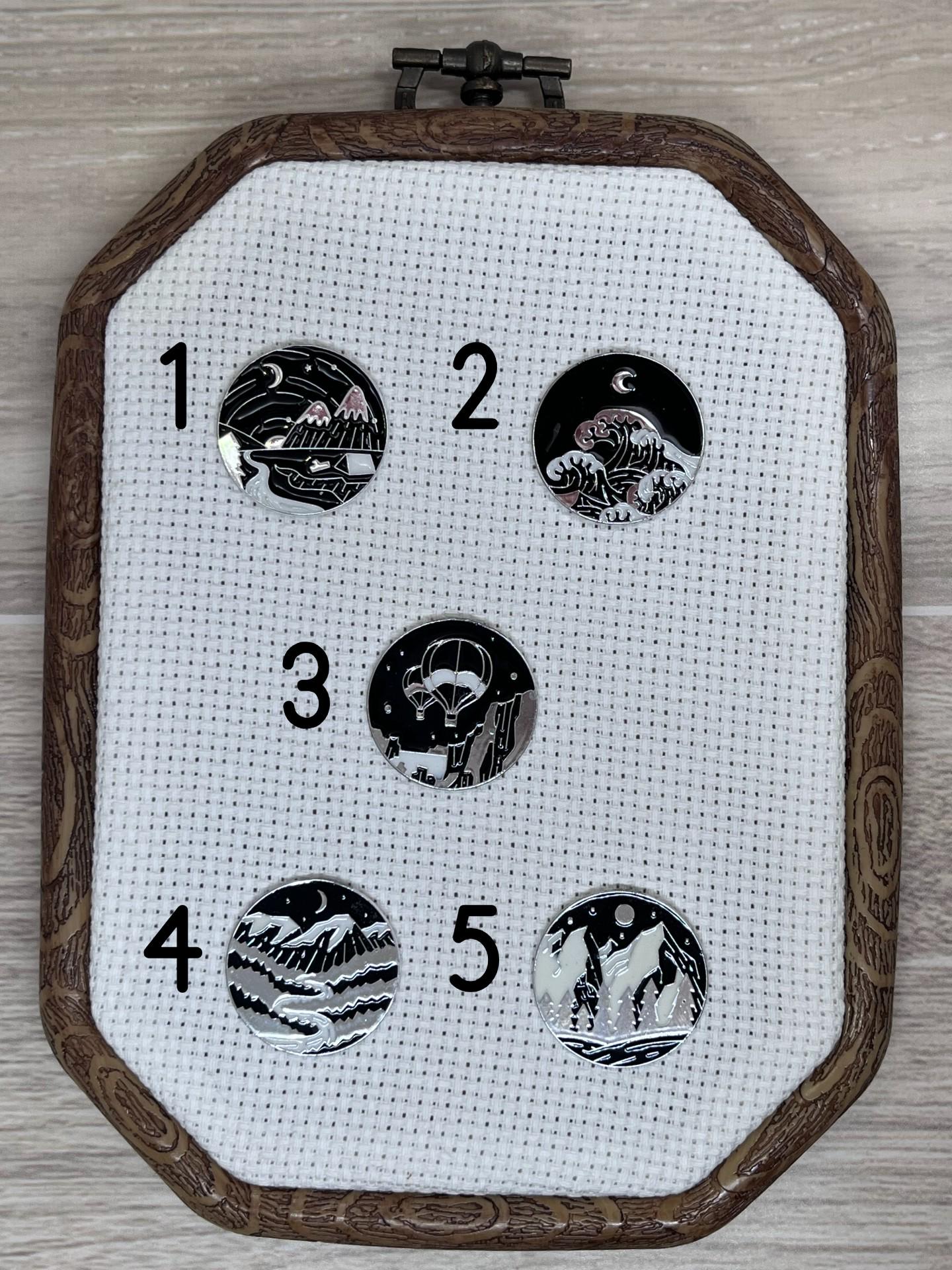 Black and White Landscape Needle Minder