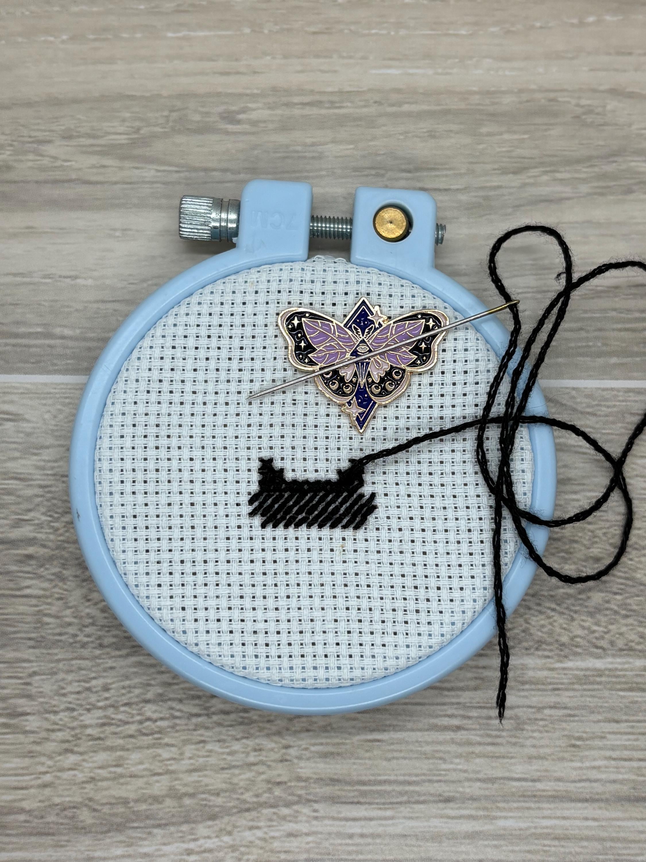 Celestial Moth Needle Minders Version 2