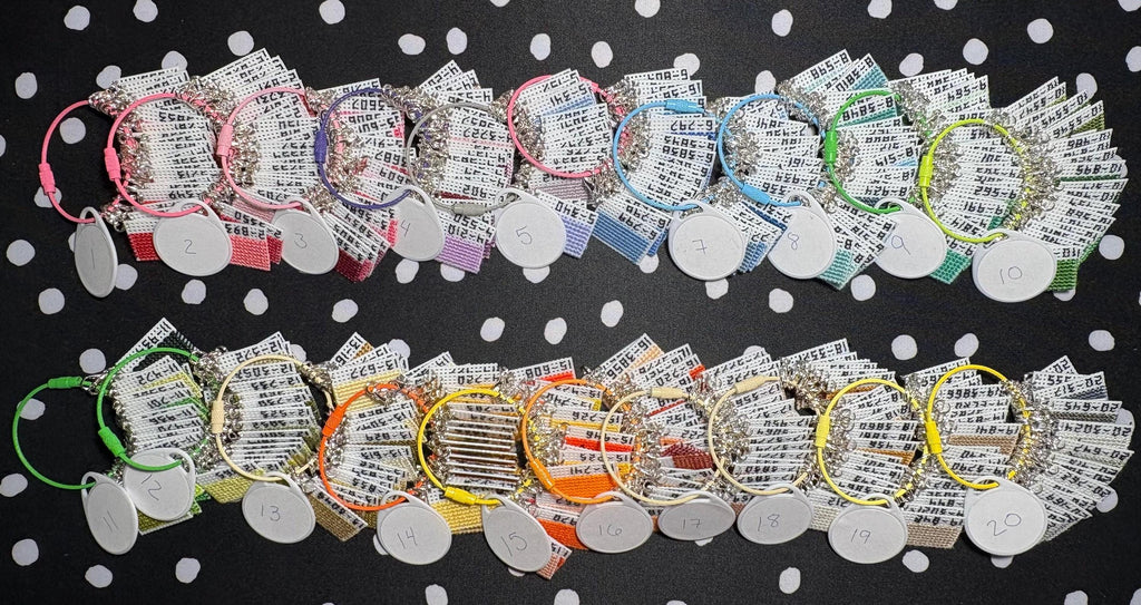 DMC Floss Swatch PDF Instructions