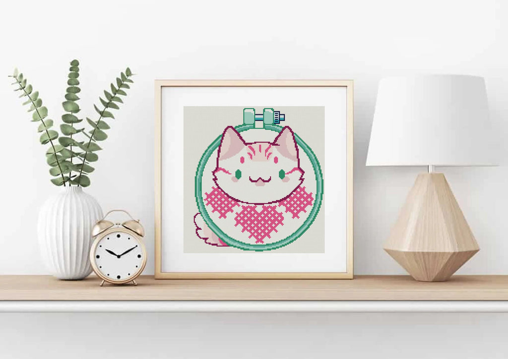 Cross Stitch Cat Cross Stitch Pattern