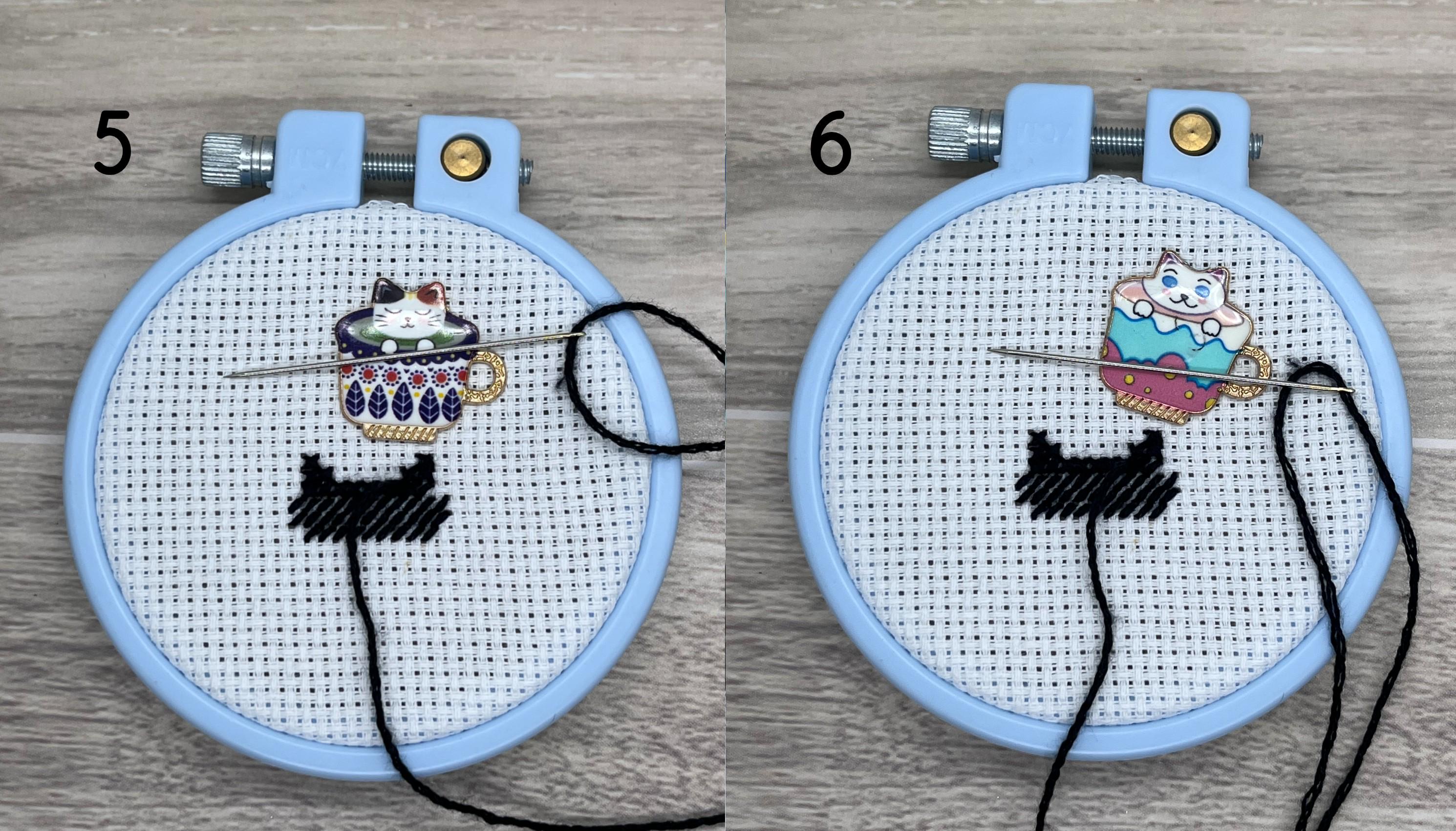 Cats in Tea Cups Needle Minders