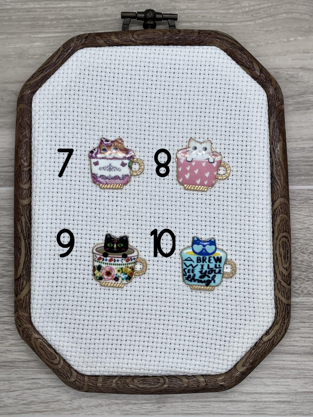 Cats in Tea Cups Needle Minders