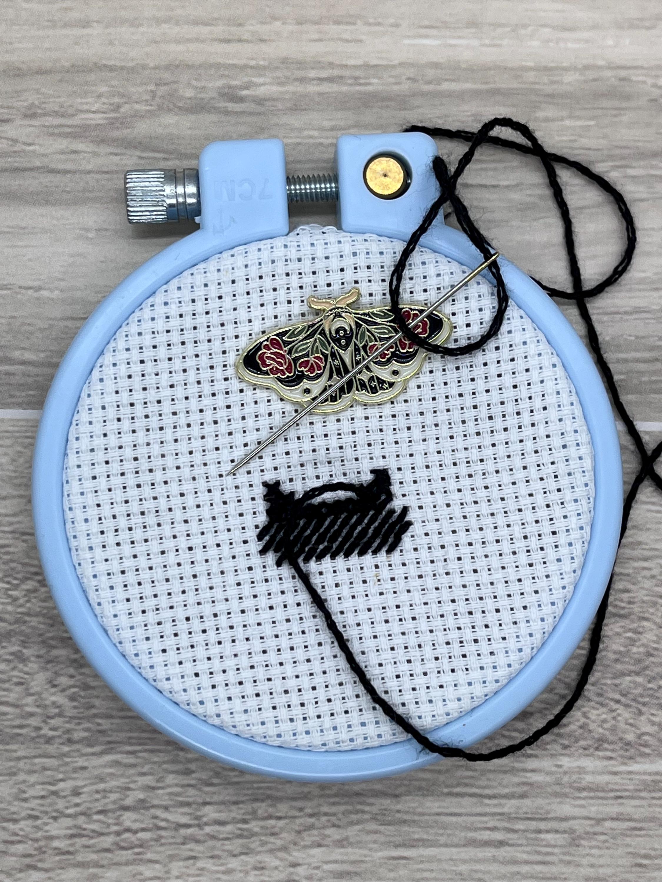 Moon and Star Moths and Butterflies Needle Minders