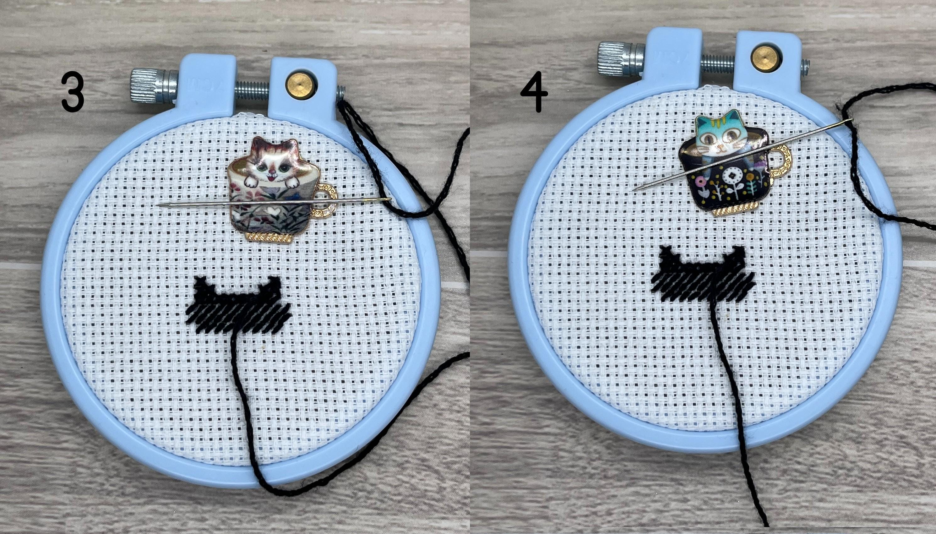 Cats in Tea Cups Needle Minders