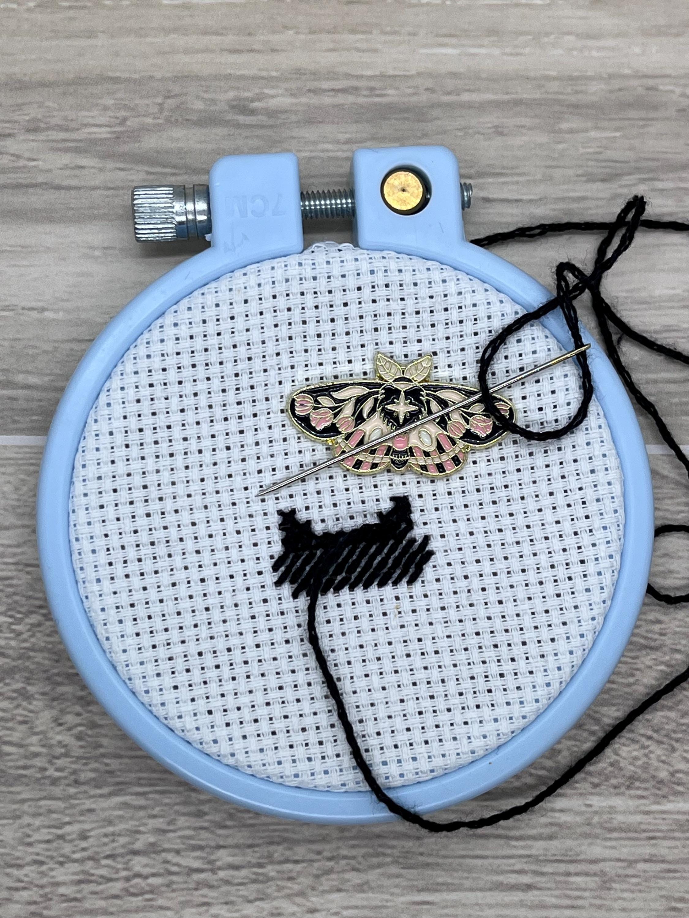 Moon and Star Moths and Butterflies Needle Minders