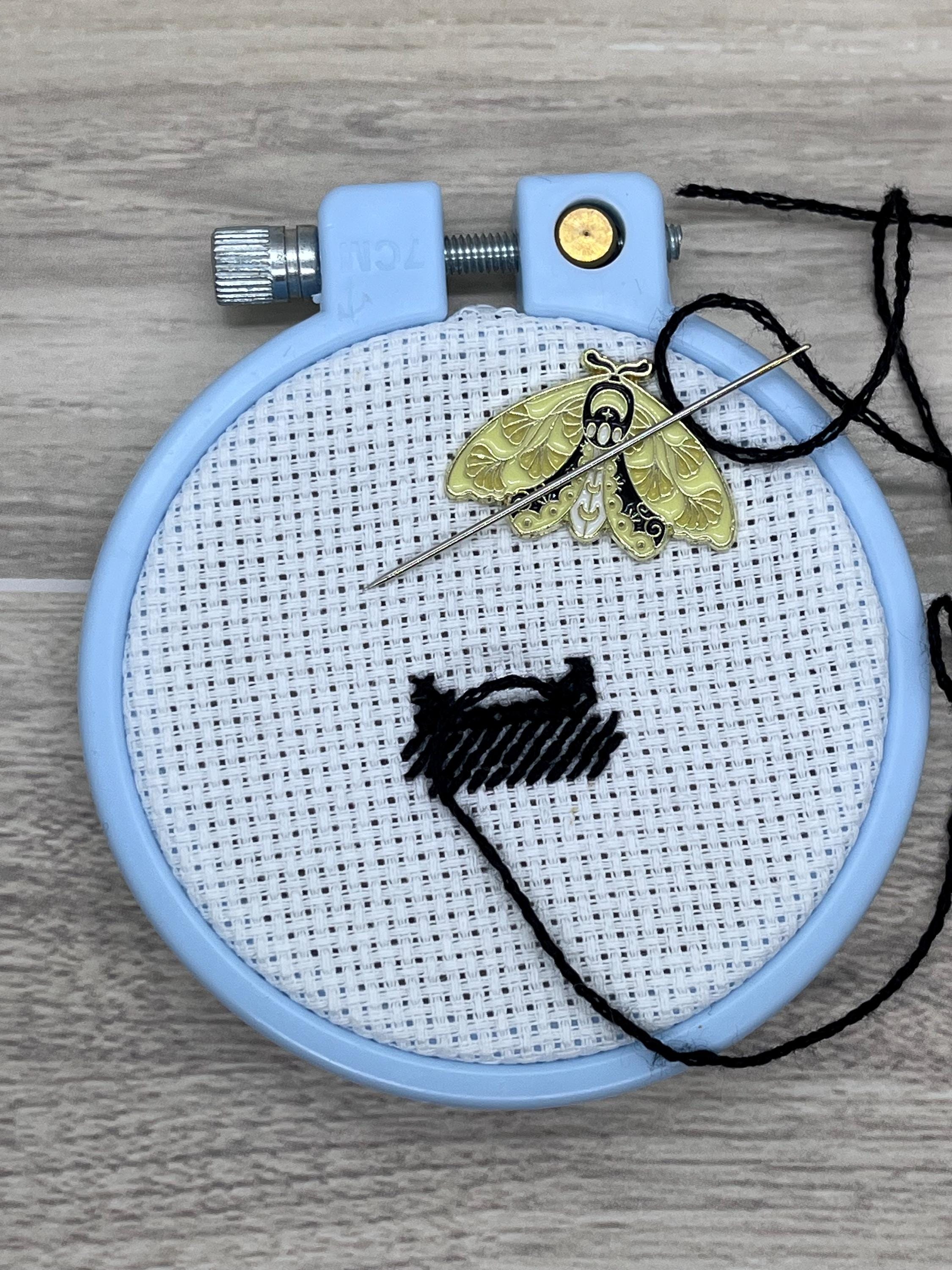 Moon and Star Moths and Butterflies Needle Minders