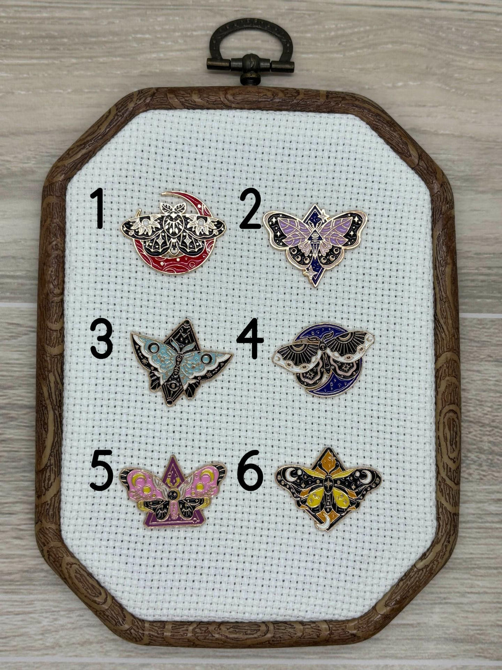 Celestial Moth Needle Minders Version 2