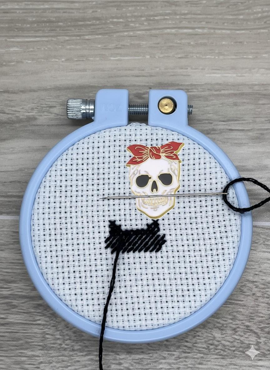 Skulls and Snakes Needle Minder