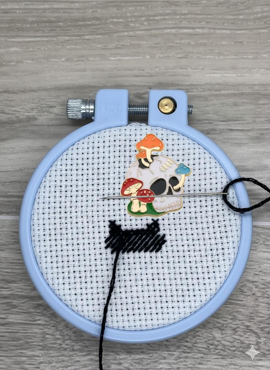 Skulls and Snakes Needle Minder